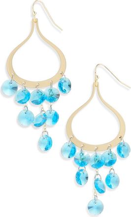 Tasha Beaded Drop Earrings in Gold/Blue at Nordstrom Rack