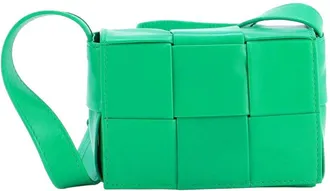 Bottega Veneta Cassette Crossbody Bag Maxi Intrecciato Candy (Authentic Pre- Loved)