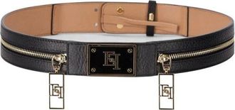 Elisabetta Franchi Dames, Accessoires, Zwart, Maat: XS Leer