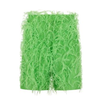 Valentino Garavani Mujer, Pantalones cortos, Verde, Talla: L