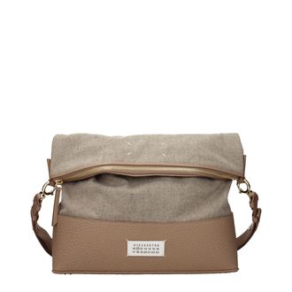 Maison Margiela Beige Stoffen Schoudertas
