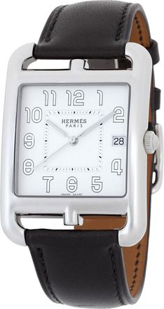 Herm&egrave;s Pre-owned Hermes Cape Cod Quartz Silver Dial Mens Watch W044347WW00