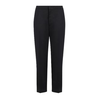 Dondup Straight Trousers, female, Black, Size: W26 Ella Pant