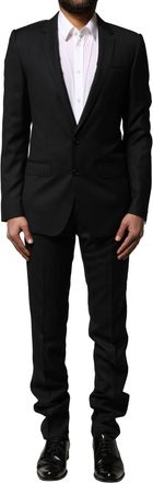 Dolce & Gabbana Blue MARTINI Wool Formal 2 Piece Mens Suit