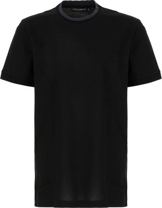 Dolce & Gabbana T-shirt - Heren - T-shirts - Zwart - L - Tops