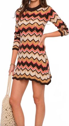Heartloom Aston Knit Mini Dress In Coco