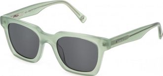 Sting Womens SST476-4906UG SST476 49 4906UG Sunglasses - Dark Green - One Size