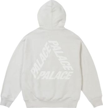 Palace Rubbed P3 Hoodie Concrete Grey P30CS258