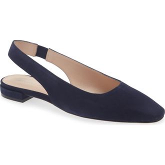 Stuart Weitzman Stassi Slingback Flat in Niceblue at Nordstrom, Size 5.5