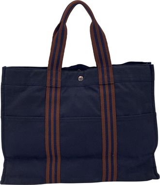 Herm&egrave;s Hermes Vintage stoffen draagtas FourreTout