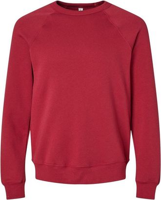 Bella + Canvas Sponge Fleece Raglan Crewneck Sweatshirt