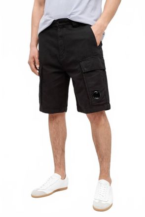 C.P. Company Bermuda Cargo Shorts In Black