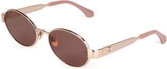 Ana Hickmann Womens Sunglasses Gold-Pink Metal