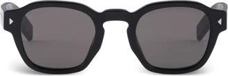 Prada Occhiali da sole geometrici - Nero