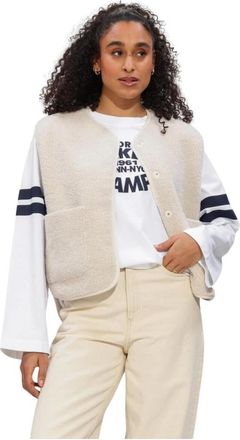 Knit-ted Jassen, Dames, Beige, M/L, Polyester, Ted Jacket