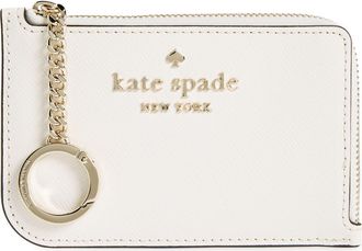 Kate Spade New York cameron medium l-zip card holder in Parchment at Nordstrom Rack