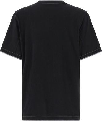 Brunello Cucinelli Mens Black Cotton T-Shirt