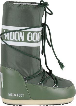 Moon Boot Groene Nylon Icon Laars - Dames - Winterlaarzen - Groen - 45 EU - Nylon - Schoenen