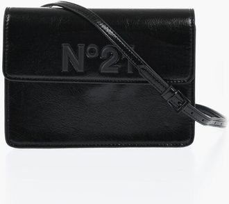N&deg;21 Eco-Leather Crossbody Bag with Embossed Logo size Unica