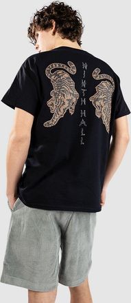 Ninth Hall Faux Rhinestone T-Shirt nero