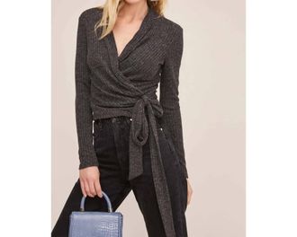 Astr Celeste Top In Charcoal