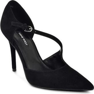Nine West Candela Pointed Toe Pump in Black at Nordstrom, Size 10.5