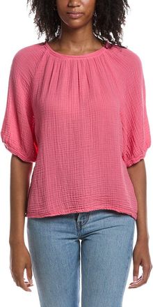 Michael Stars Jane Puff Sleeve Top