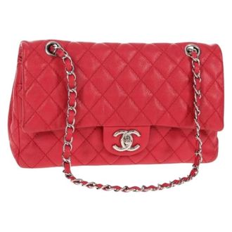 Chanel Pre-owned Vintage Schoudertas - Dames - Pre-owned - Rood - Maat: ONE Size Leer