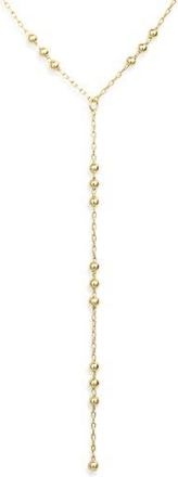 Argento Vivo Bead Y-Necklace in Gold at Nordstrom Rack