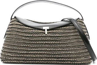 Toteme T-Lock Leather Top Handle Bag