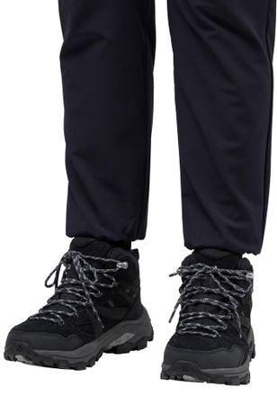 Jack Wolfskin Wanderstiefel JACK WOLFSKIN VOJO TOUR LT TEXAPORE MID W, Damen, Gr. UK 4,5 - EU 37,5, Normalschaft, grau (phantom), Obermaterial: Leder; Obermaterial 