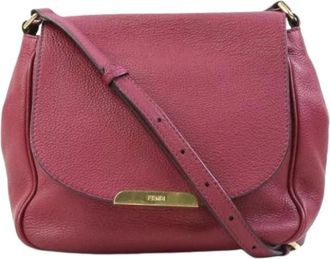 Fendi Pre-owned Cross Body Bags, female, Red, Size: ONE SIZE Pre-owned Vintage Shoulder Bag
