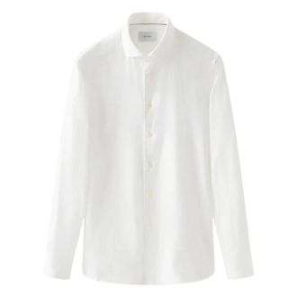 Eton Lange Mouwen Overhemd - Heren - Zakelijke Overhemden - Wit - 4XL - Katoen - Overhemden