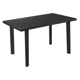 Progarden Mesa Resina Velo Antracita 126x76 Cm
