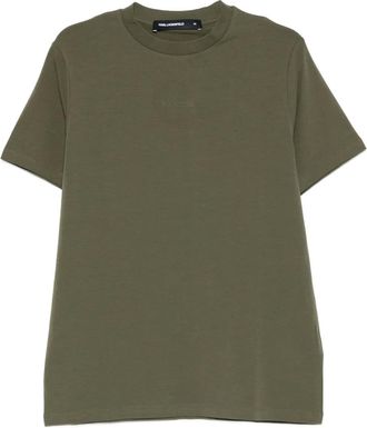Karl Lagerfeld T-shirt girocollo - Verde
