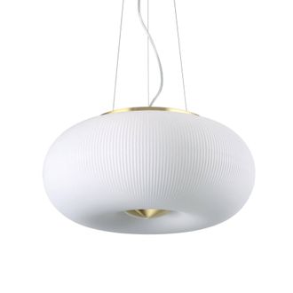 Netlighting Arizona 3 Light Round Ceiling Pendant White