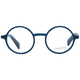 Yohji Yamamoto YO-1057968 Blue Acetate Panto Eyeglasses - Blue