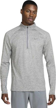 Nike Heren Stride Hardloop Top (Rook Grijs)
