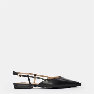 Steve Madden Womens Spencer Slingback Sandals with Block Heel in Black Lthr - Size UK 7