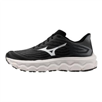 Mizuno Mens Wave Horizon 8 Running Shoes In Black White