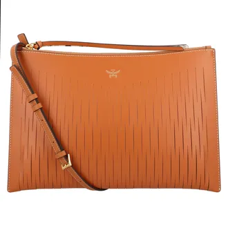MCM Aren Crossbodytas Medium in Nappa leer