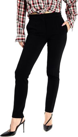 Moschino Black Straight Trousers, Brand Size 38 (US Size 6)