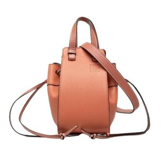 Loewe Pre-owned Mini Hammock Satchel - Pre-owned - Mujer - Naranja - ONE SIZE