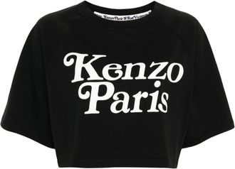 Kenzo x Verdy logo-print cotton T-shirt - women - Cotton - L - Black