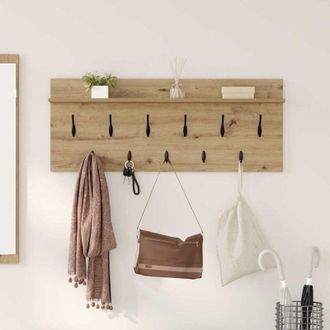 vidaXL Vidaxl - Perchero De Pared Roble Artisan Madera Contrachapada