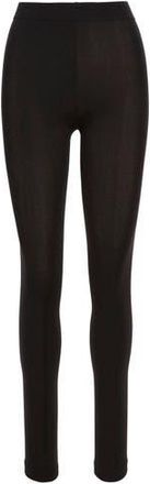 Trespass Tooties Fleece Lined Footless Tights in Black at Nordstrom, Size X-Small