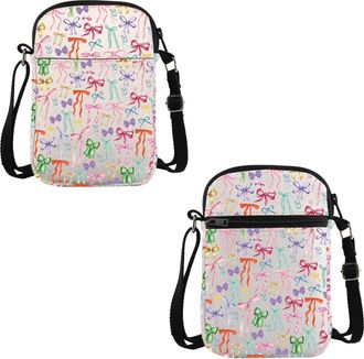 Generic PYOUL Coquette Bows Lover Gift Coquette Bows Crossbody Bag Coquette Design Travel Bag Women G-irls T-eens Gift (Coquette Bows CB)