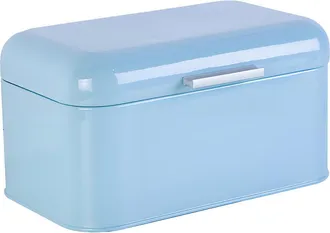 OEM Panera De Hierro Con Tapa, Contenedor - Azul Claro