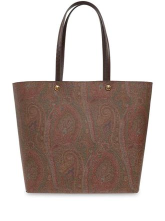 Etro Etro Einkaufstasche mit Paisley-Print