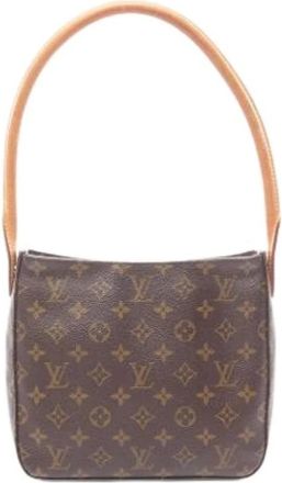 Louis Vuitton Pre-owned Shoulder Bags, female, Brown, Size: ONE SIZE Pre-owned Looping MM Shoulder Bag